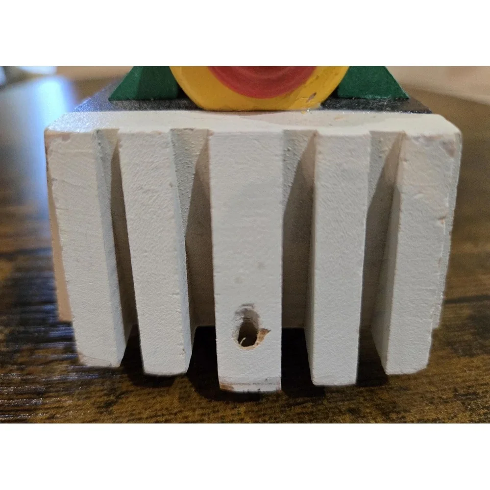 Wooden Toy Learning Train with Alphabet Numbers and Math Symbols